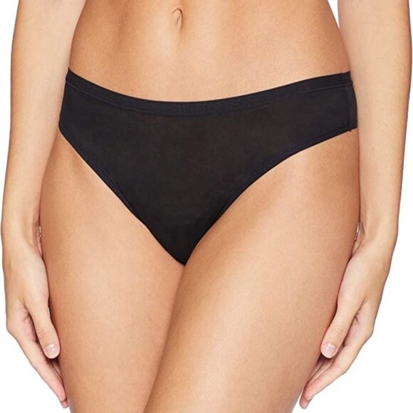 NATORI Underneath Sheer Black Hipster Panties with No-Show Fit Size M - Picture 2 of 9